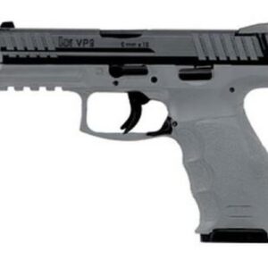 HK VP9 9mm 4.09" Barrel 3-Dot Sights Tornado Gray Finish Rail 15rd Mag