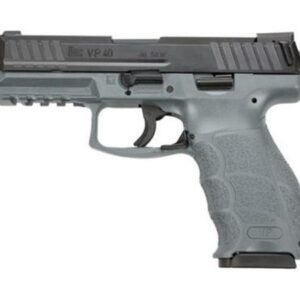 HK VP40, .40 S&W, Grey Frame, 3-13rd Mags, NS
