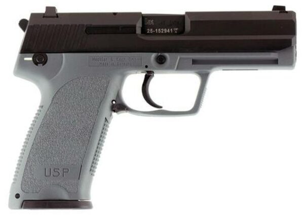HK USP45 SA/DA 45 ACP, 4.41", 10rd, Gray Frame