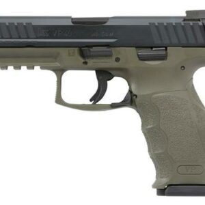 HK VP40, .40 S&W, 4.09", 10rd, 3 Mags, Night Sights, OD Green Frame