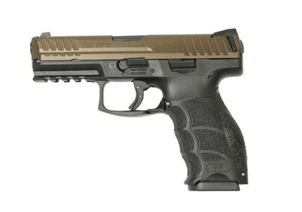 HK VP9 9mm, 4" Barrel, Ambi Safety, Midnight Bronze, German Made, 2x15rd Mags