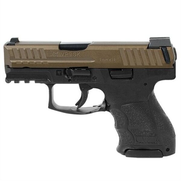 HK VP9SK 9mm Midnight Bronze Night Sights With 3 10 Round Mags