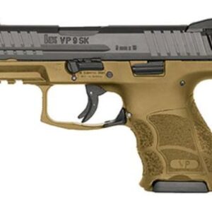 HK VP9SK, Subcompact 9mm, Flat Dark Earth, Night Sights, 3x10rd Mags