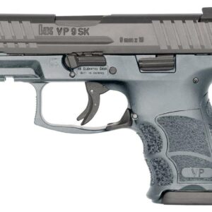 HK VP9SK, Subcompact, 9mm, (Grey) 3-10Rd Magazines and Night Sights