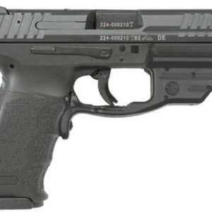 HK VP9 9mm, 4.09", (2) 10rd Mags,, Red Crimson Trace Laserguard