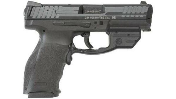 HK VP9 9mm, 4.09", (2) 10rd Mags,, Red Crimson Trace Laserguard