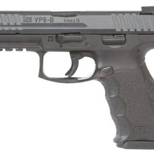 HK VP9-B 9mm, 4.09" Barrel, Black, 10rd