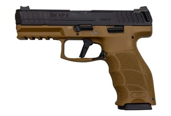 HK VP9 LWG Custom 9mm 4" Barrel FDE Frame Wilson Night Sights 2- 15rd Mags