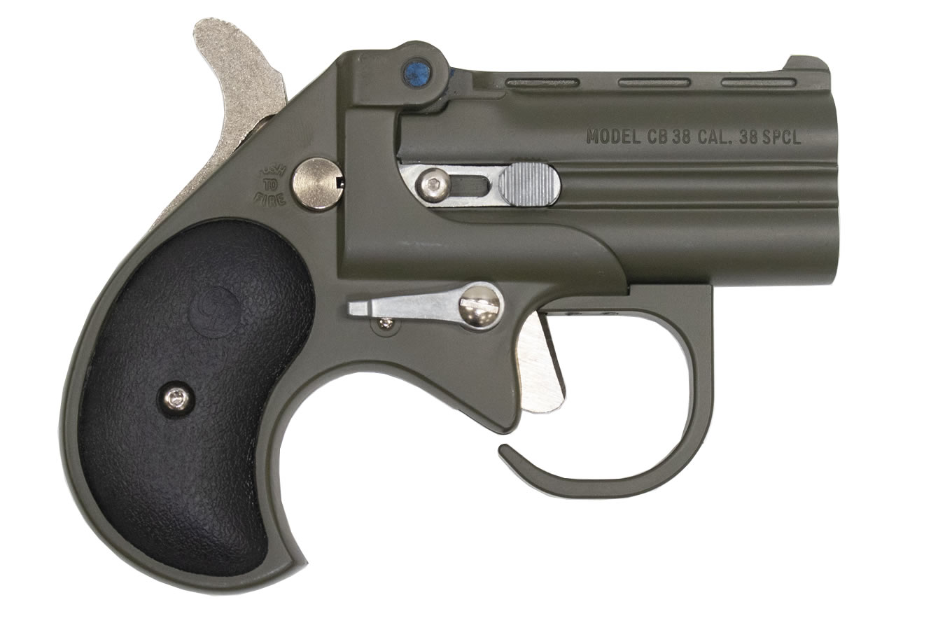 38 Special Big Bore Derringer Guardian Package with OD Green Cerakote Finish and