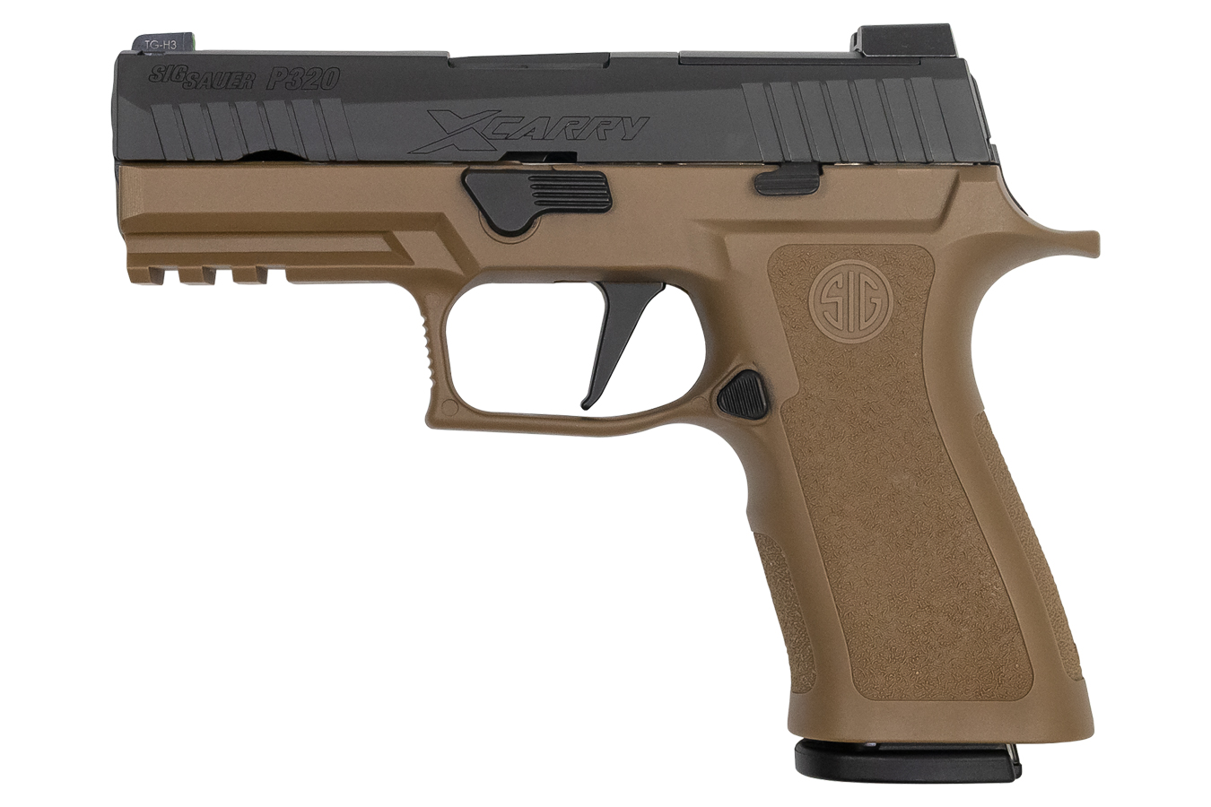 P320 X-Carry 9mm with Coyote Tan Frame and Black Slide