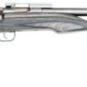 Keystone Davey Crickett Chipmunk 22LR 16" Bull Barrel SS Finish Barracuda Style Black Laminated Thumbhole Stock