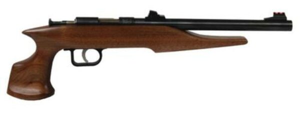 Chipmunk Hunter Bolt Action Pistol 22LR 10.5 Inch Fluted Barrel Blue Finish Walnut Barracuda Stock Williams