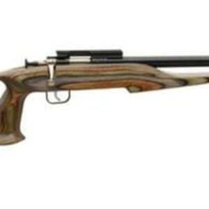 Keystone Davey Crickett Chipmunk .22 LR 16" Bull Barrel Blue Finish Barracuda Style Laminated Thumbhole Stock