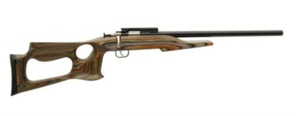 Keystone Davey Crickett Chipmunk .22 LR 16" Bull Barrel Blue Finish Barracuda Style Laminated Thumbhole Stock
