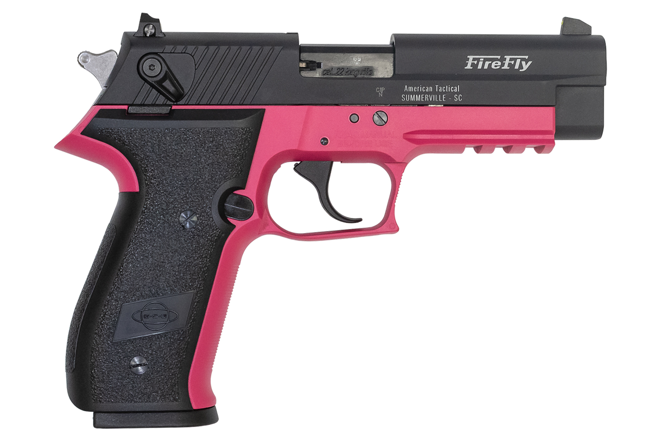 Firefly 22 LR 10-Round DA/SA Pistol with Pink Zinc Alloy Frame - Firearms | The Gun Shop
