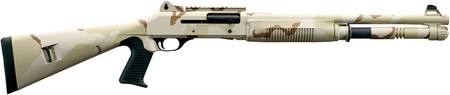 6460-DEFAULT-l M4 Tactical Desert Storm 12 GA Semi-Automatic Shotgun with Desert Camouflage Fin - Firearms | The Gun Shop