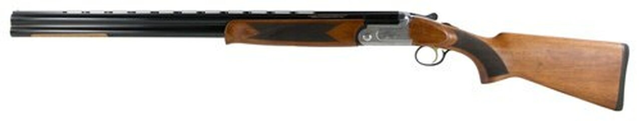 Dickinson Green Wing 12 Ga, 26" Barrel, 3" Chamber, Wood Stock, Silver Engraved, 2rd