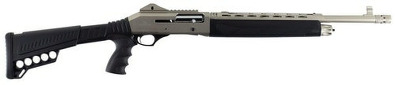 Dickinson Defense AK Commando 12 Ga, 18.5" Barrel, 3", Silver Marinecote, 4rd