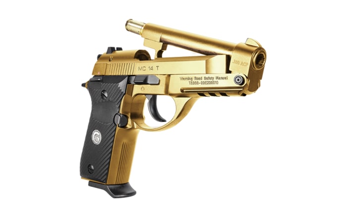 GIRSAN MC 14T (GOLD) .380 ACP DOUBLE SINGLE 13 ROUNDS 3.81 BARREL - Handguns | The Gun Shop