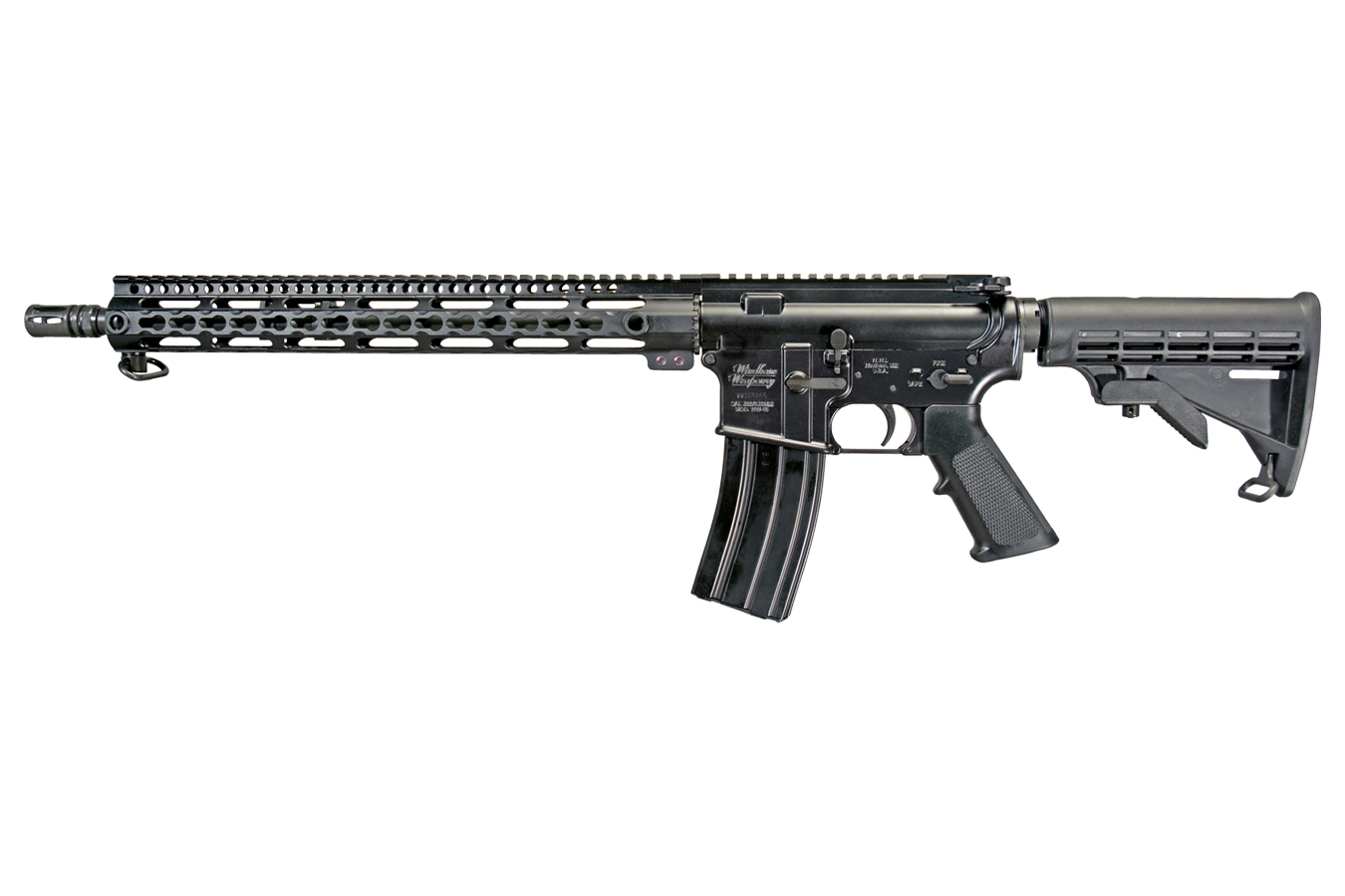 WW-15 5.56mm AR15 Rifle w/ M4 Profile, 16-inch Barrel and Free Float KeyMod Rail - Firearms | The Gun Shop