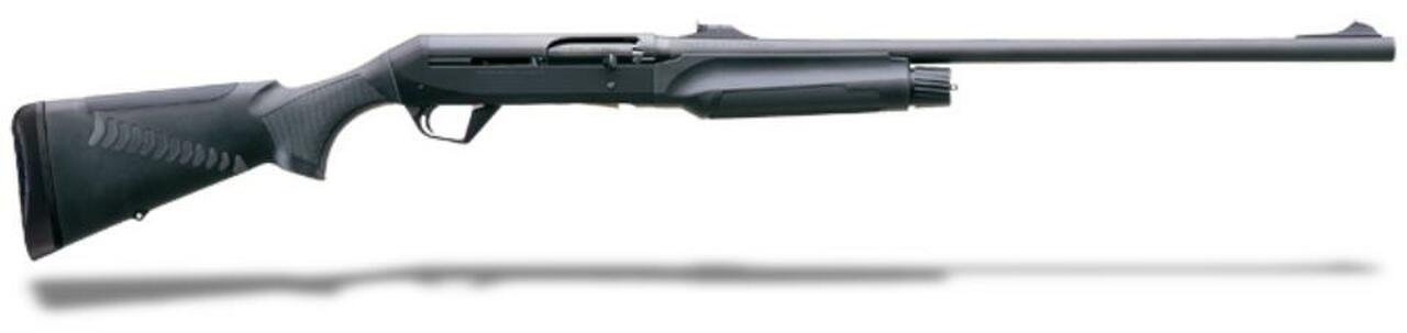 Benelli Super Black Eagle II 12 Ga, 24" Barrel, Black Synthetic Comfortech, Adj. Rifle Sight, 3rd
