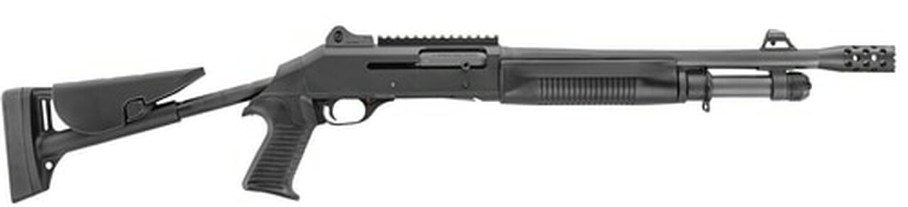 Benelli M4 Entry/CQB 14" Breaching Barrel 3 Position Stock, Ghost Ring Sight