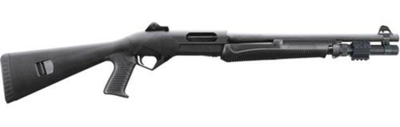 Benelli SuperNova LEO Tactical Pump Shotgun, 12 Ga 18" Barrel Ghost Ring Sights
