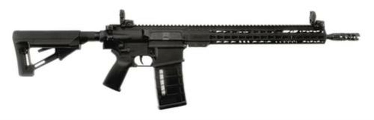 Armalite AR-10 Tactical 7.62x51mm 16" Barrel Magpul MBUS Flip-Up Sights Magpul STR Collapsible Stock Black 25rd
