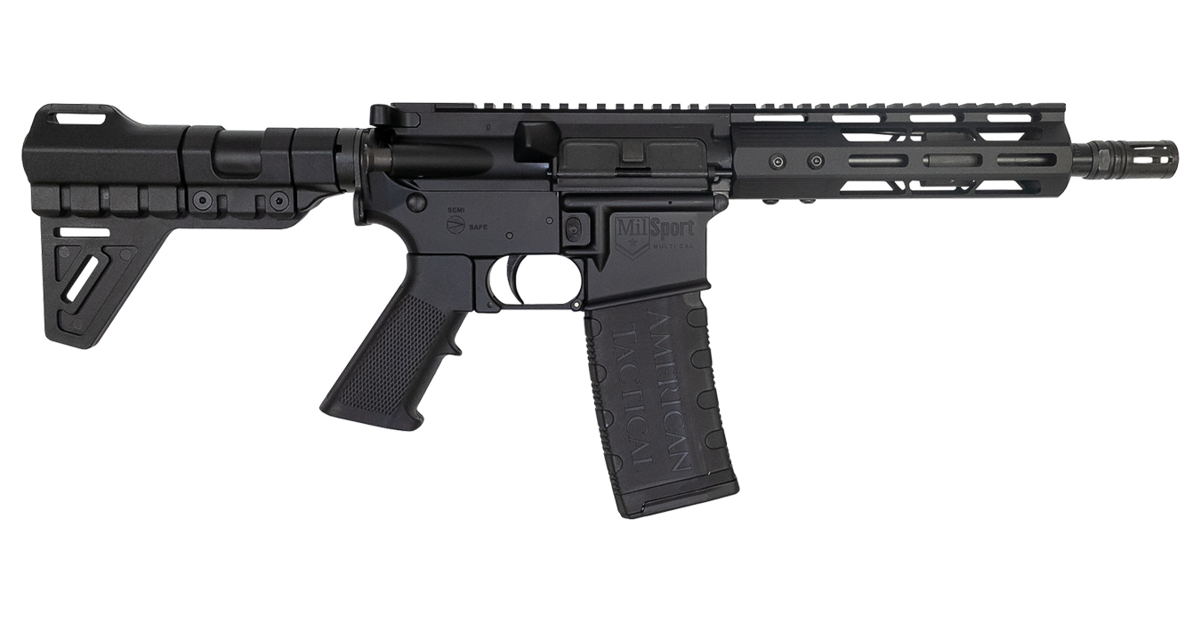 Milsport 300 Blackout AR-15 Pistol with M-LOK Handguard and Blade Stock - Firearms | The Gun Shop