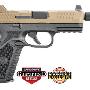 FN 509 Tactical 9mm, 4.5" Threaded Barrel, Black Frame, Flat Dark Earth Slide, 17 & 24rd Mags