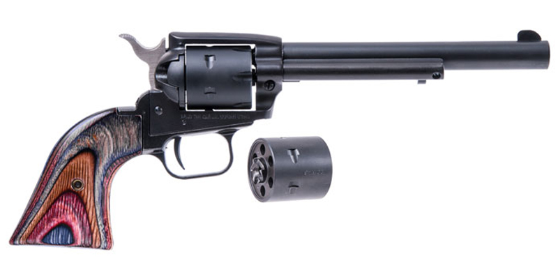 Rough Rider 22LR/22WMR Revolver with Green Laminate Grips and 6.5 inch Barrel - Firearms | The Gun Shop