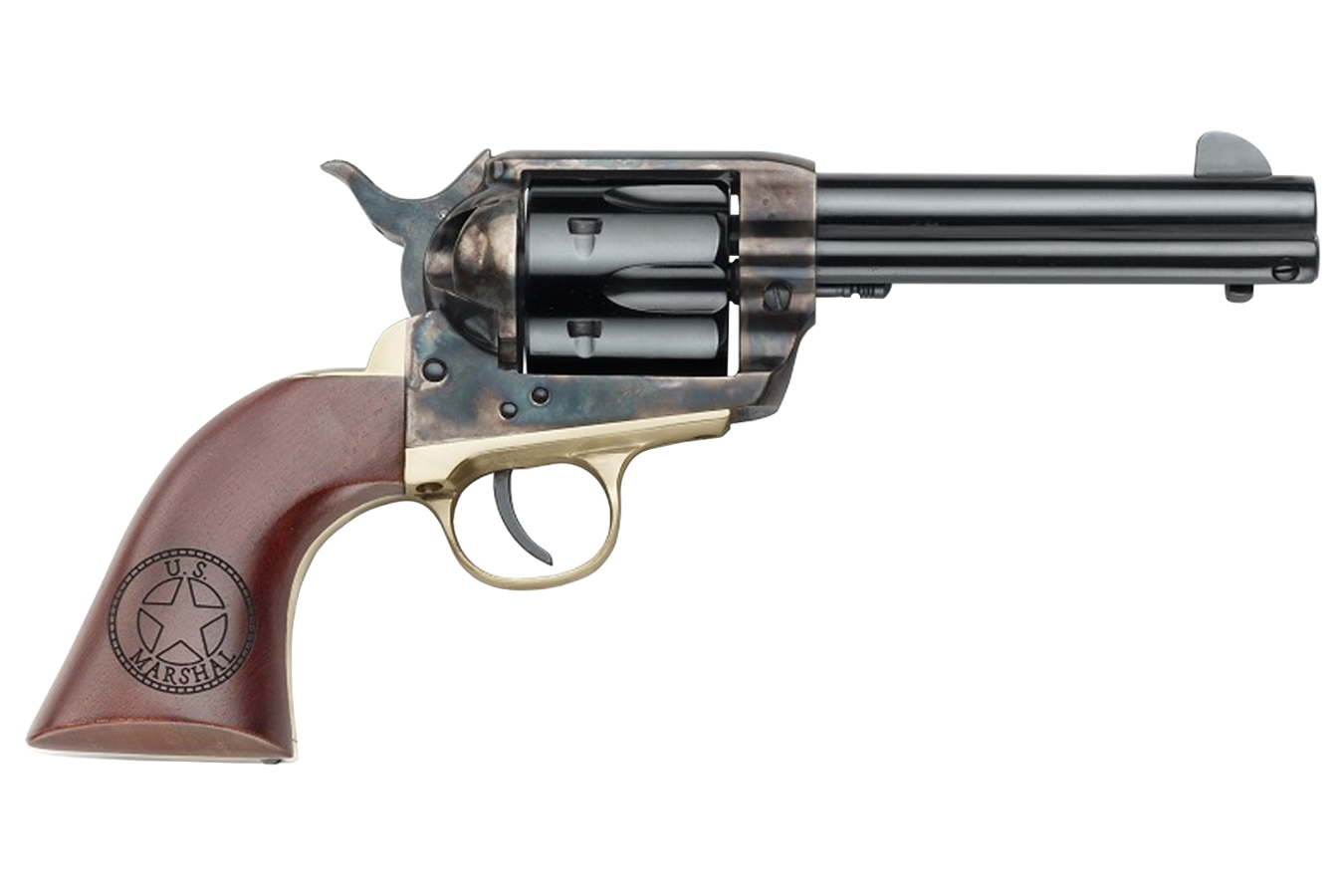 US Marshal 45 LC Single-Action Revolver with Color Case Hardened Frame - Firearms | The Gun Shop
