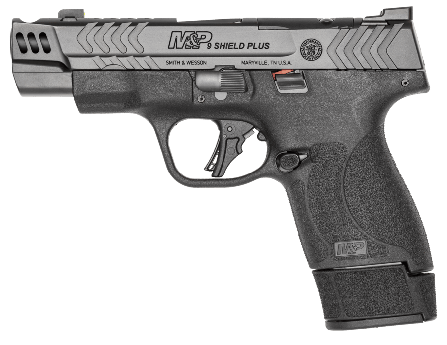 SMITH & WESSON PERFORMANCE CENTER M&P9 SHIELD PLUS CARRY COMP (MICRO-COMPACT) - Firearms Image 6 | The Gun Shop