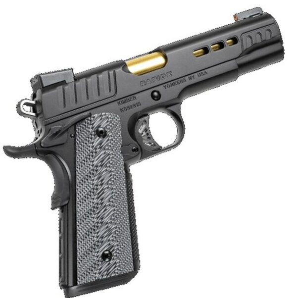 Kimber Rapide 10mm ACP, 5" Barrel, Black WavZ G10 Grips, KimPro II Slide/Frame, 8rd