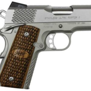Kimber Stainless Ultra Raptor II, 9mm, 3", Satin Stainless Slide