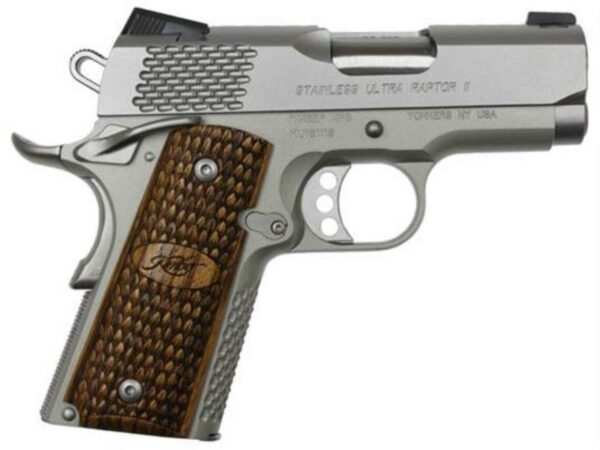 Kimber Stainless Ultra Raptor II, 9mm, 3", Satin Stainless Slide