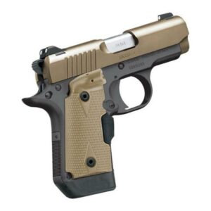 Kimber Micro 9 Desert Tan Crimson Trace Laser Grip, 2 Mags 6/7 rd Mags