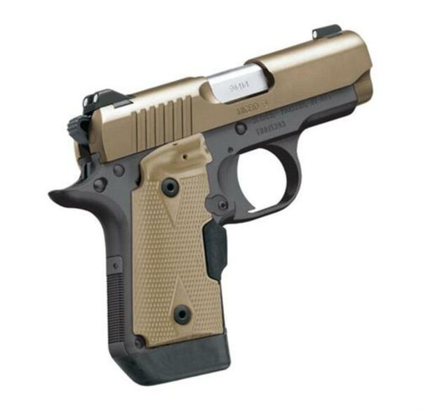 Kimber Micro 9 Desert Tan Crimson Trace Laser Grip, 2 Mags 6/7 rd Mags