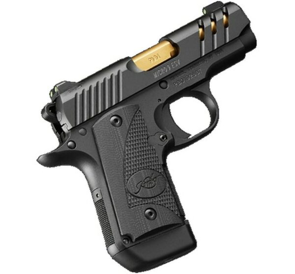 Kimber Micro 9 ESV 9mm, 3.15", Black, TiN Gold Barrel, 7rd