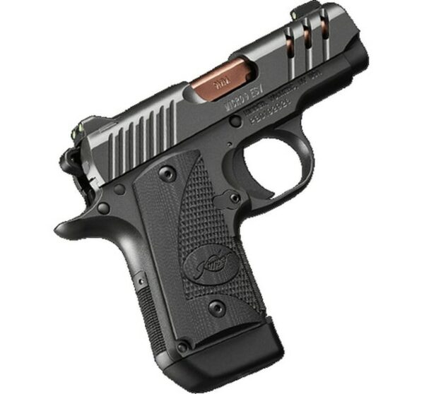 Kimber Micro 9 ESV 9mm, 3.15", Black, TiN Rose Copper Barrel, 7rd