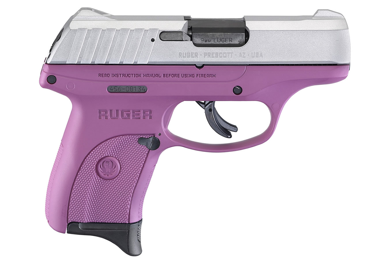 EC9s 9mm Carry Conceal Pistol with Purple Frame and Aluminum Cerakote Slide - Firearms | The Gun Shop