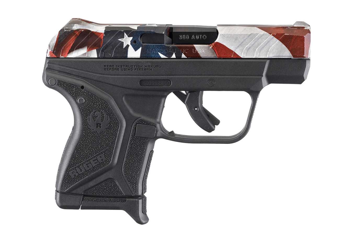 LCP II 380 ACP Carry Conceal Pistol with One Nation Camo Dipped Slide - Firearms | The Gun Shop