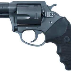 Charter Arms Mag Pug, .357 Mag, 2.2" Barrel, 5rd, Black Rubber Grip, Blued