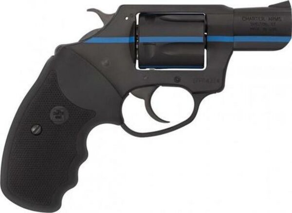 Charter Arms First Responder 911 Blue, .38 Special, 2" Barrel, 5rd, Black/Blue Stripe