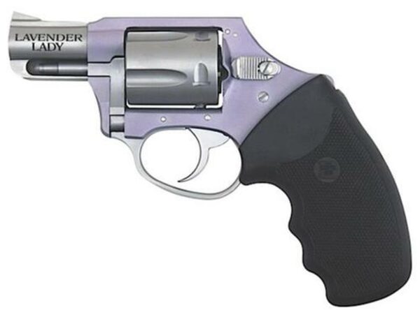 Charter Arms Lavender Lady Undercover Lite, .38 Special, 2" Barrel, 5rd, DAO, Stainless/Lavender