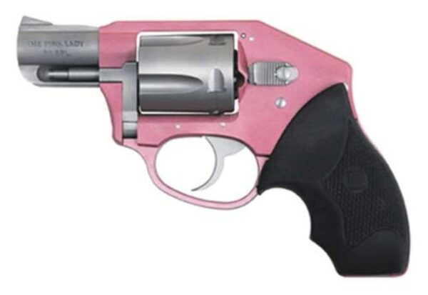 Charter Arms Pink Lady Off Duty, .38 Special, 2", 5rd, DAO, Pink/Stainless