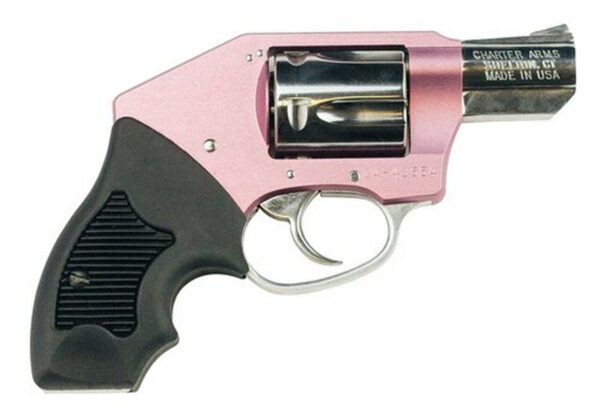 Charter Arms Chic Lady Undercover Lite, .38 Special, 2", 5rd, DAO, Pink/Stainless, Pink Case