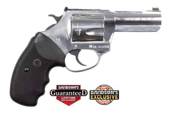 Charter Arms Mag Pug 357 Mag/38 Spec 3" Barrel Rubber Grips SS Finish 5 Round