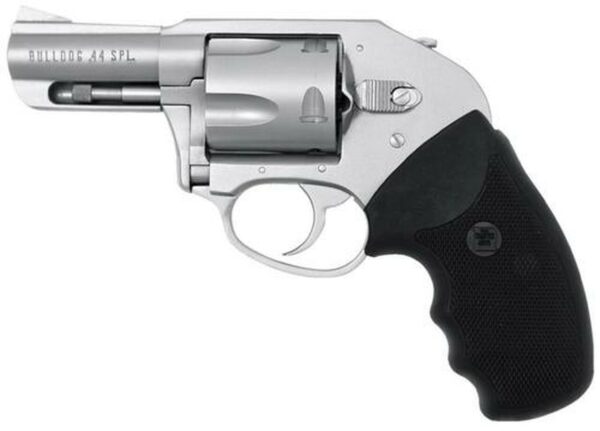 Charter Arms Bulldog On Duty, .44 Special, 2.5", 5rd, Black Rubber Grip, Stainless