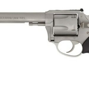 Charter Arms Bulldog, .44 Special, 6" Barrel, 5rd, Fixed Sights, Matte Stainless Steel
